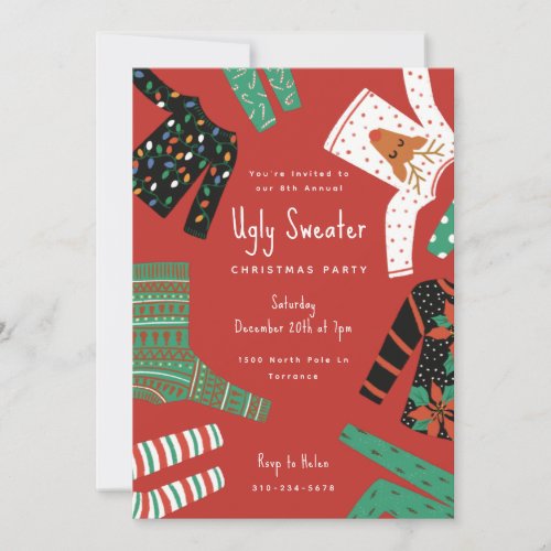 Ugly Sweater Party Invitation