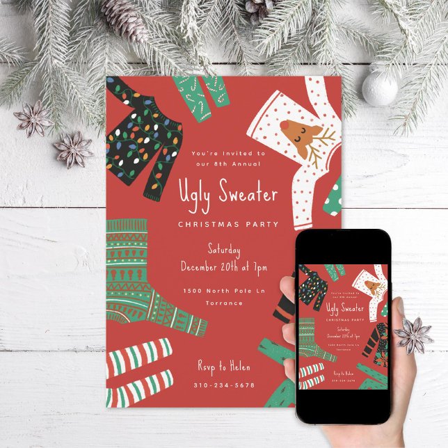 Ugly Sweater Party Invitation (Creator Uploaded)