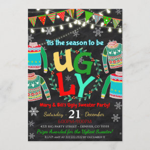 Ugly Sweater Party Invitation