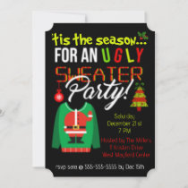 Ugly Sweater Party  Invitation