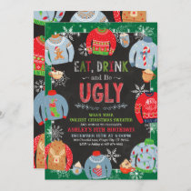 Ugly Sweater Party Invitation - Birthday Party