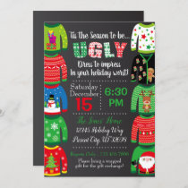 Ugly Sweater Party Invitation - Christmas Party