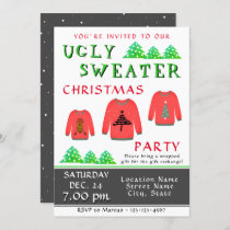 Ugly Sweater Party Invitation - Christmas Party