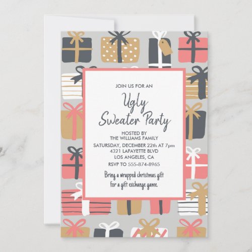 Ugly sweater party invitation Cute Gifts 