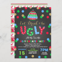 Ugly Sweater Party Invitation Eat Drink & Be Ugly