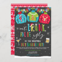 Ugly Sweater Party Invite Eat Drink And Be Ugly