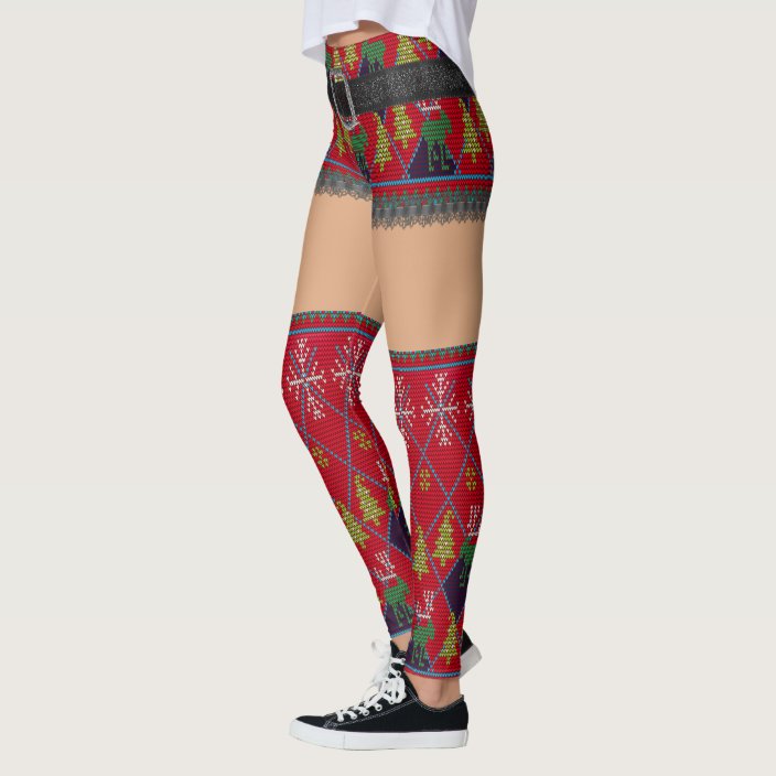 short skirt and leggings
