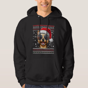 Ugly Sweater X-mas Santa Norwich Terrier Dog Chris