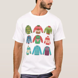 Ugly Sweaters, Christmas, Holiday T-Shirt