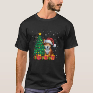 Ugly Toy Fox Terrier Santa Hat Christmas Lights Do T-Shirt