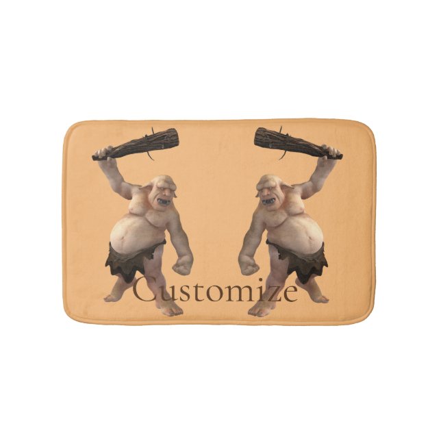 Ugly Troll Thunder_Cove Bath Mat (Front)