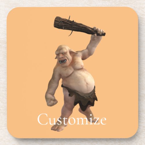 Ugly Troll Thunder_Cove Beverage Coaster