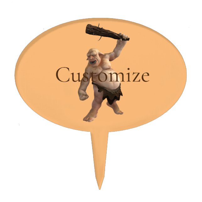 Ugly Troll Thunder_Cove Cake Topper (Front)