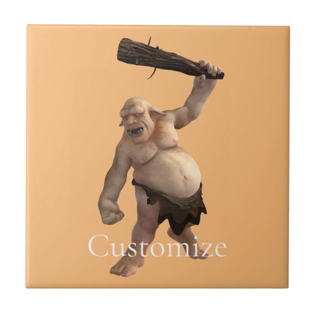 Ugly Troll Thunder_Cove Ceramic Tile (Front)