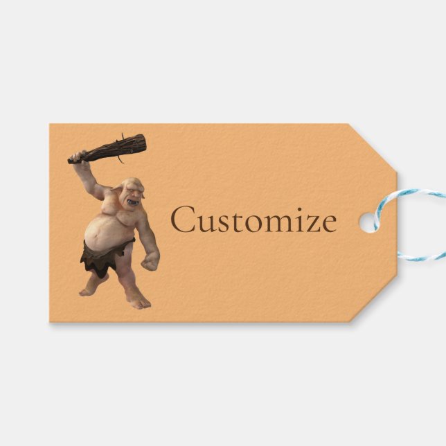 Ugly Troll Thunder_Cove Gift Tags (Front (Horizontal))