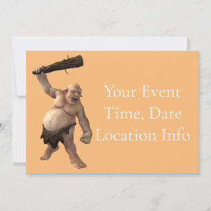 Ugly Troll Thunder_Cove Invitation