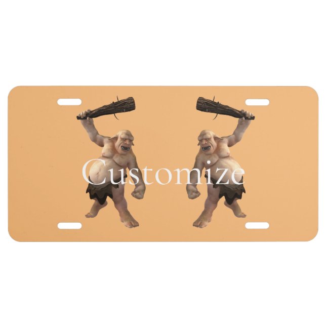 Ugly Troll Thunder_Cove License Plate (Front)