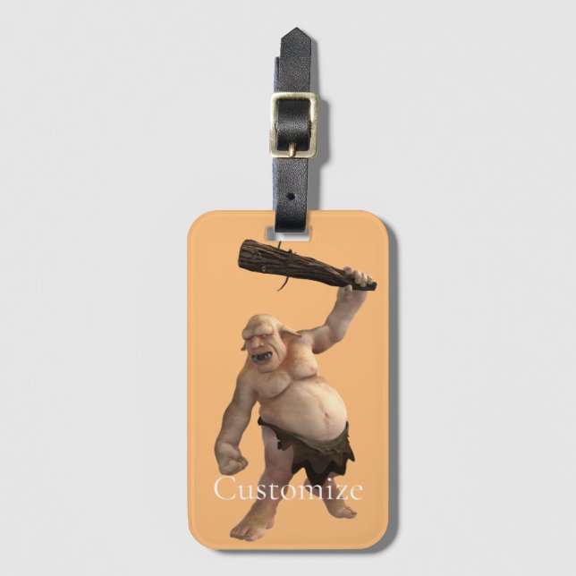 Ugly Troll Thunder_Cove Luggage Tag (Front Vertical)