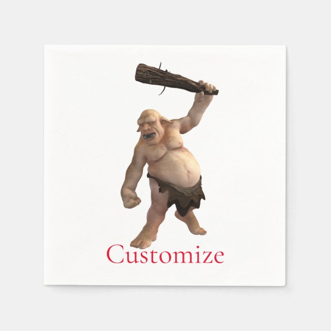 Ugly Troll Thunder_Cove Napkins (Front)