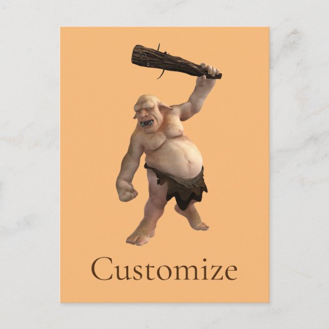 Ugly Troll Thunder_Cove Postcard (Front)