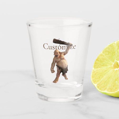 Ugly Troll Thunder_Cove Shot Glass