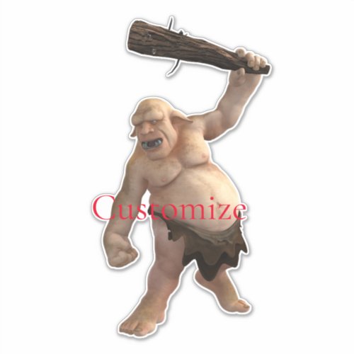 Ugly Troll Thunder_Cove Sticker