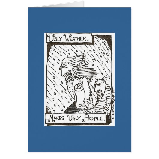 Ugly weather... cards (Front)
