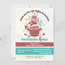 Ugly Winter Sweater Christmas Party Invitation