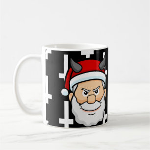 ugly xmas evil santa claus coffee mug