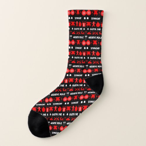 Ugly xmas office party sweater    socks