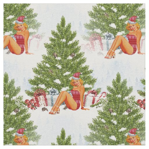 ugly xmas sweater pin up fabric