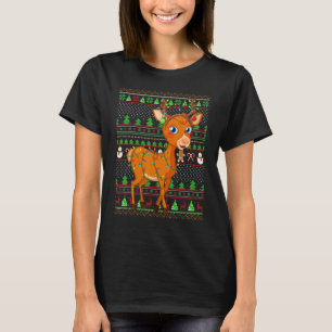 Ugly Xmas Sweater Style Lighting Deer Christmas
