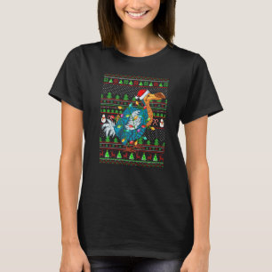 Ugly Xmas Sweater Style Lighting Dodo Bird Christm