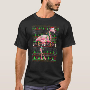 Ugly Xmas Sweater Style Lighting Flamingo Bird Chr