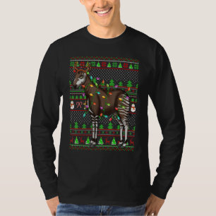 Ugly Xmas Sweater Style Lighting Okapi Christmas