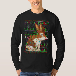 Ugly Xmas Sweater Style Lighting Rabbit Christmas