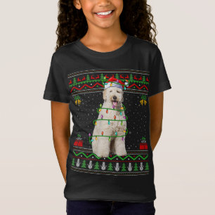 Ugly Xmas Sweater Style Santa Labradoodle Dog Chri