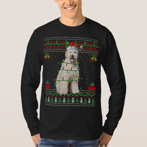 Ugly Xmas Sweater Style Santa Labradoodle Dog Chri