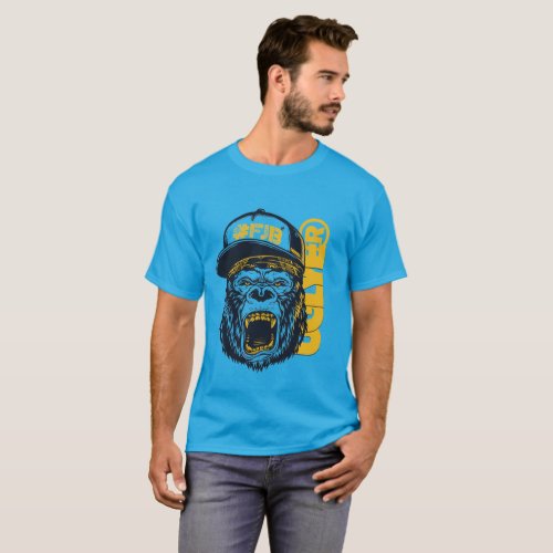 UGLYEï Ferocious Gorilla T_Shirt
