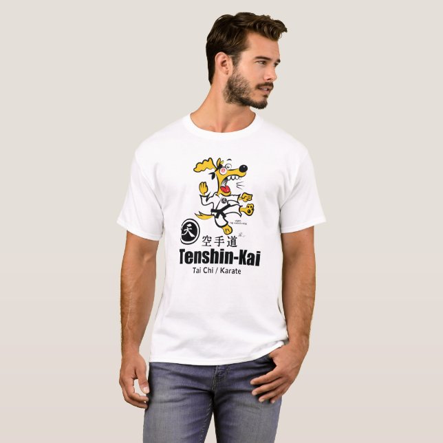 Ugmo the Karate Dog (adult) T-Shirt (Front Full)