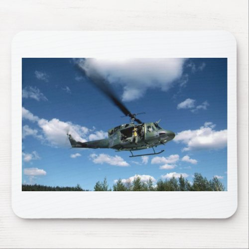 UH1 50 HELICOPTER MOUSE PAD