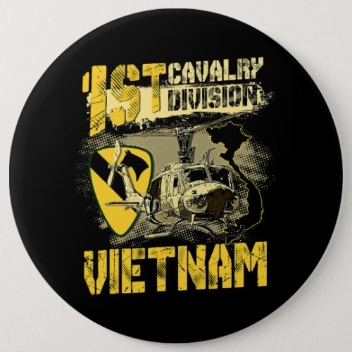 Uh1 Huey Helicopter 1st Cavalry Division Vietnam V Button