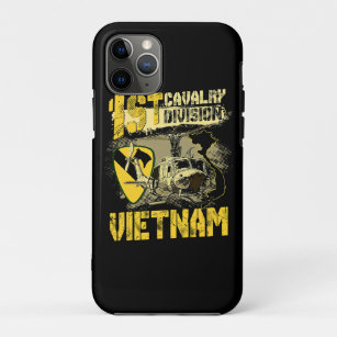 Uh1 Huey Helicopter 1st Cavalry Division Vietnam V iPhone 11 Pro Case