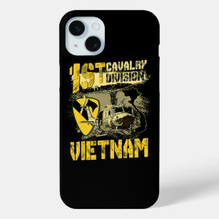 Uh1 Huey Helicopter 1st Cavalry Division Vietnam V iPhone 15 Plus Case