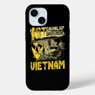 Uh1 Huey Helicopter 1st Cavalry Division Vietnam V iPhone 15 Case
