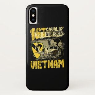 Uh1 Huey Helicopter 1st Cavalry Division Vietnam V iPhone XS Case