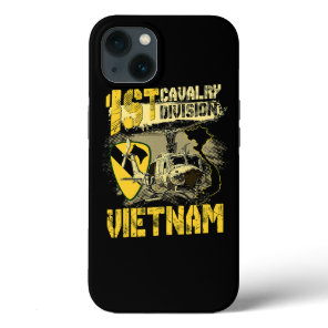 Uh1 Huey Helicopter 1st Cavalry Division Vietnam V iPhone 13 Case