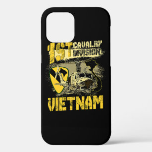 Uh1 Huey Helicopter 1st Cavalry Division Vietnam V iPhone 12 Pro Case