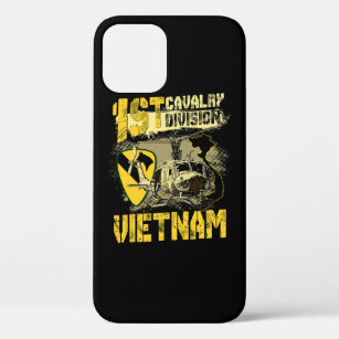 Uh1 Huey Helicopter 1st Cavalry Division Vietnam V iPhone 12 Case