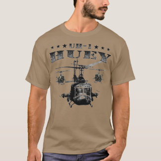 Uh1 Huey   Huey Helicopter Pilot  Vietnam T-Shirt